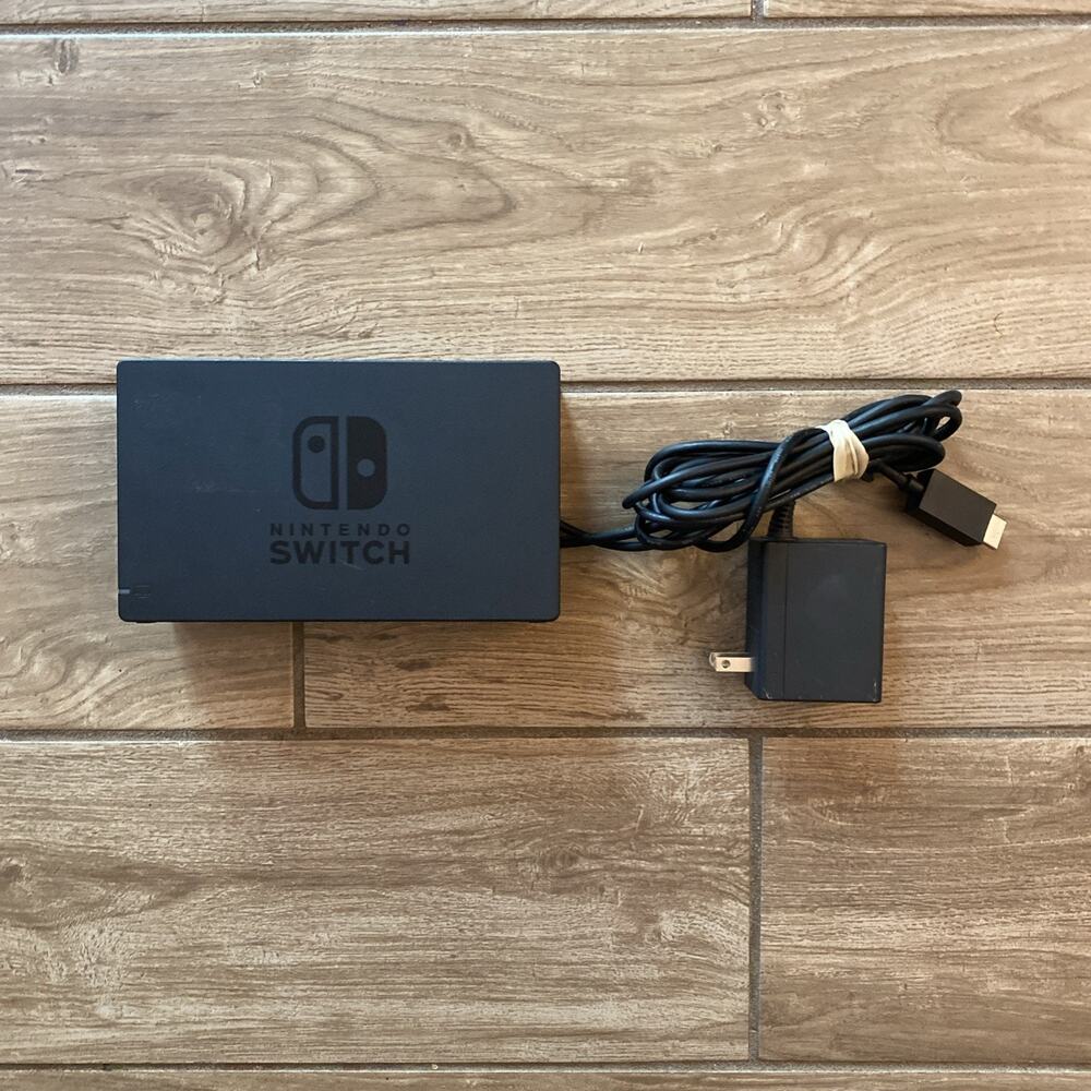Original Nintendo Switch TV Dock Station (HAC-007), Power Adapter, HDMI Cable